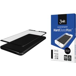 Sticla securizata curbata 3MK HardGlass Max pentru Samsung Galaxy Note 10, Neagra