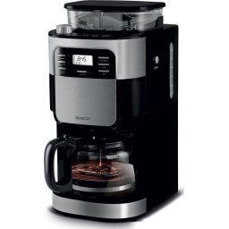 Cafetiera SCE 7000BK Sticla/Inox, 900W, 1.5l, Negru