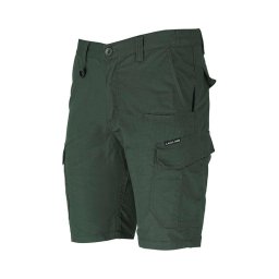 Pantalon slim-fit scurt / verde - m