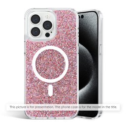Husa Husa pentru Xiaomi Redmi 13C 4G / Poco C65 - Techsuit Sparkly Glitter - Pink