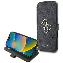 Husa Husa pentru iPhone 16 - Book 4G (GUBKP16S4GMGGR) - Black