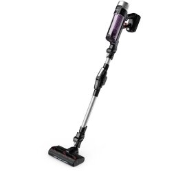 Aspirator vertical fără fir 18V, autonomie până la 45 min, 100 AirWatt, fără sac, recipient 0.4L, filtru HEPA, tub flexibil Flex, LED, violet