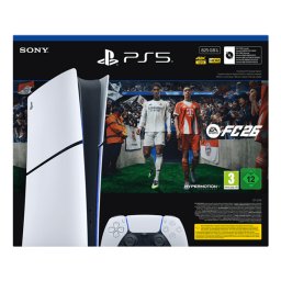 Consola PlayStation 5 Slim Digital Edition 825 GB E-Chassis + FC26 white/black