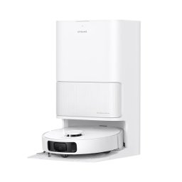 Robot de aspirare cu mop dual rotativ D20 Ultra RLD31SE, statie automata de golire praf 3.2l, 13000Pa, uscare cu aer cald, baterie 5200mAh, alb