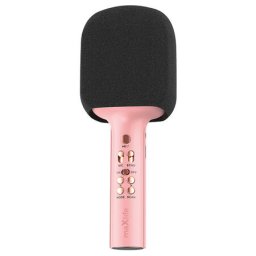 Microfon MICROFON KARAOKE CU DIFUZOR INCORPORAT - ROZ