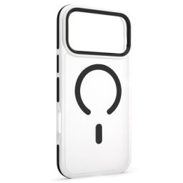 Husa HUSA PROTECTIE MAG CASE IPHONE 17 PRO MAX - TRANSPARENT/NEGRU
