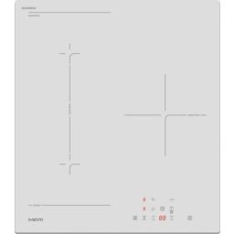 Plita Plita cu Inductie Incorporabila 4 Zone de Gatit 45 cm Alb Touch Control, Booster, Timer Electronic, Protectie Copii