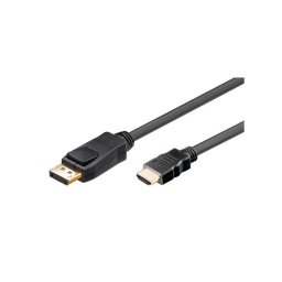 Cablu OEM DisplayPort la HDMI tata 028-144, 3 metri, 4K, Directie semnal: de la DP la HDMI