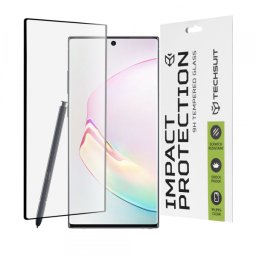 Folie de protectie Ecran Techsuit pentru Samsung Galaxy Note 10 5G N971 / Note10 N970, Sticla Securizata, Full Glue, 111D, Neagra