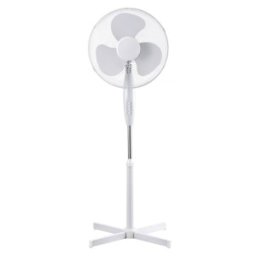 Set 3 x Ventilator cu Picior Well Chilly, 40 cm, 45 W, 3 Viteze, Oscilatie Stanga Dreapta, Alb