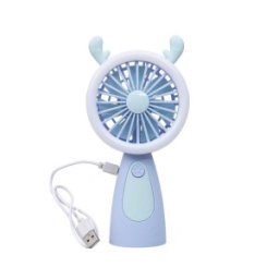 Set 2 x Ventilator de Mana, 3 Viteze, 3.7W, Alimentare USB, Mov
