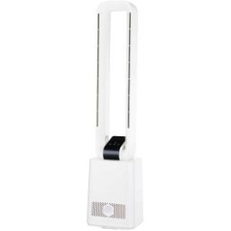 Ventilator Turn 50 W, Alb, Inaltime 98 cm, Timer 15 Ore, 12 Trepte de Viteza, Telecomanda si Touchscreen, Zilan