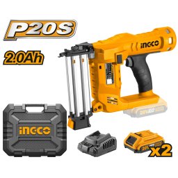 Pistol Cuie Lemn 20V cu 2 Acumulatori INGCO CBNLI2002