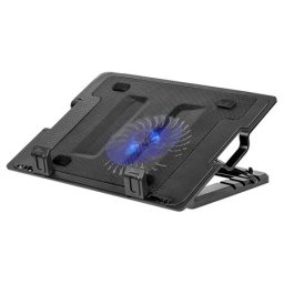 Suport laptop Rebel 14–17 inch cu ventilator silentios si 2x USB