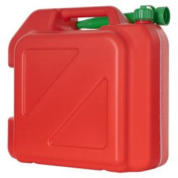 Canistra din plastic 20L cu furtun pentru transfer lichide, rosie