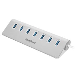 Hub USB 3.0 Rebel cu 7 porturi pentru laptop si PC