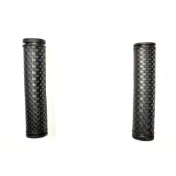 Mansoane bicicleta DHS GP-460P din TPR dual, 135 mm, negru-gri