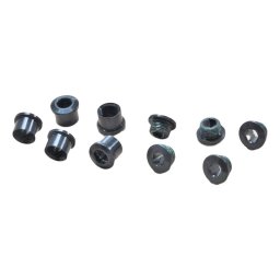 Set suruburi foi angrenaj duble 5 brate din aluminiu, negru
