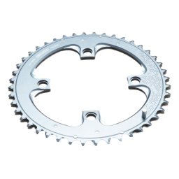 Foaie angrenaj MTB 44T V4G2 104 din aluminiu, argintiu-gri