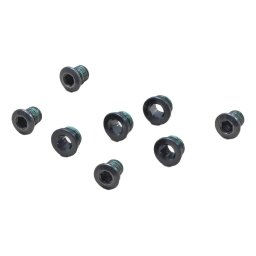 Set suruburi pentru foaie angrenaj din aluminiu, negru, 4x2