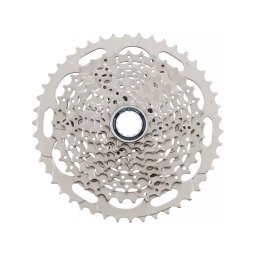 Caseta pinioane Shimano Deore M4100 11-46T, 10 viteze, argintie