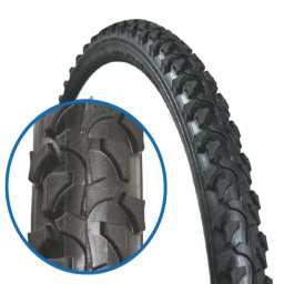 Anvelopa bicicleta Colinelli 14 x 1.95 inch offroad, neagra