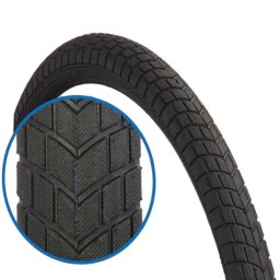 Anvelopa bicicleta Colinelli ZY-032 16 x 1.95 inch, negru, oras/sosea