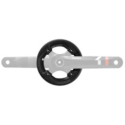 Protectie angrenaj SRAM X01 All-Mountain 32T BCD94 carbon, negru