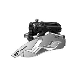 Schimbator fata SRAM GX 2x10 viteze, colier 31.8/34.9 mm sus, tragere sus