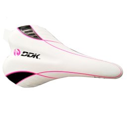 Sa bicicleta MTB/Road DDK 5407 alb/roz, confortabila, 262 x 142 mm