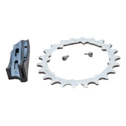 Kit foaie si ghidaj lant HammerSchmidt 22T, argintiu, Service Sram