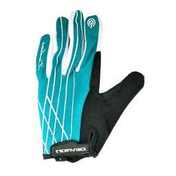 Manusi ciclism dama Devron 9582 Touch D-Grip, XS, turcoaz, cu gel