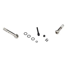 Kit hardware etrier Avid XX/XXWC argintiu, suruburi titan si accesorii