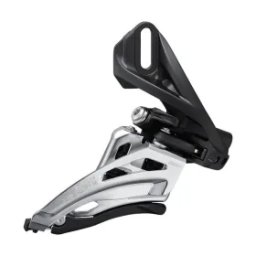 Schimbator fata Shimano Deore 2x10 viteze 36T Direct Mount, argintiu