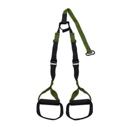 Multitrainer TRX Home Basic kaki pentru antrenament functional acasa