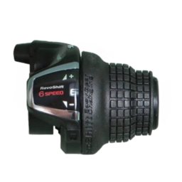 Maneta schimbator dreapta Shimano Tourney 6 viteze RevoShift OGD, negru
