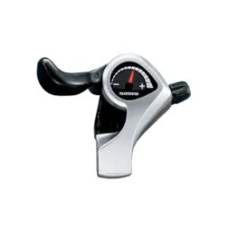 Maneta schimbator stanga Shimano Altus 3 viteze, cablu 1800 mm, negru