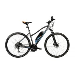 Bicicleta electrica Devron 28162, 28 inch, marime L, gri mat
