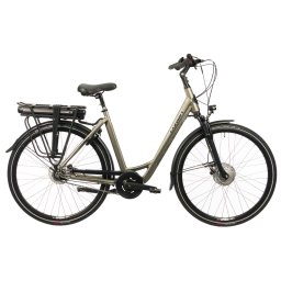 Bicicleta electrica Corwin 28 inch, 530 mm, frane hidraulice, gri