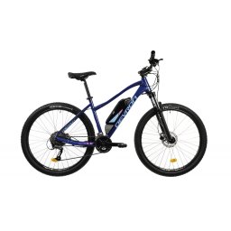 Bicicleta electrica MTB Devron Riddle W1.7, 27.5 inch, 450 mm, albastru