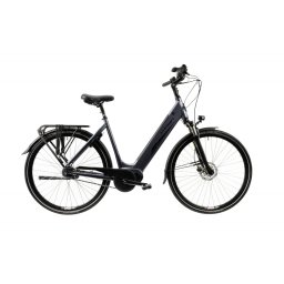 Bicicleta electrica Corwin 28 inch, 490 mm, autonomie 60 km, gri lucios