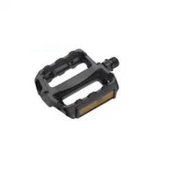 Pedale MTB VP-469 din aluminiu, negre, 101x79 mm, cu reflectorizante