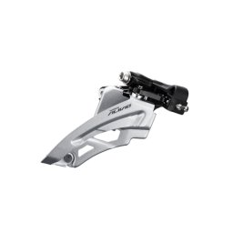 Schimbator fata Shimano Alivio 3x9 viteze Side Swing Front Pull argintiu
