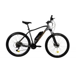 Bicicleta electrica MTB Devron Riddle M1.7 27.5 inch, gri, autonomie 50 km