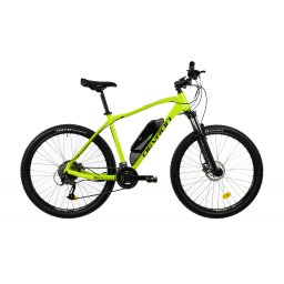 Bicicleta electrica MTB Devron Riddle M1.7 27.5 inch, 520 mm, galben neon