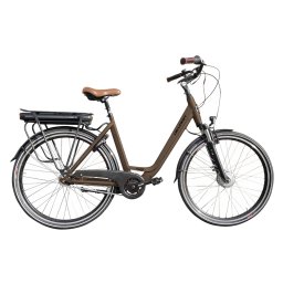 Bicicleta electrica urbana Devron 28120 CN7, 28 inch, marime L, maro