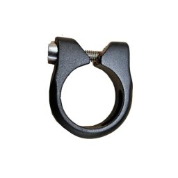 Colier pentru tija de sa bicicleta DHS 31.8 mm, negru, V2
