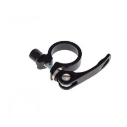 Colier pentru tija de sa bicicleta DHS 31.8 mm, negru, cu prindere rapida QR