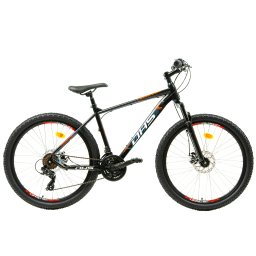 Bicicleta MTB DHS 2605, 26 inch, marimea M, negru/rosu