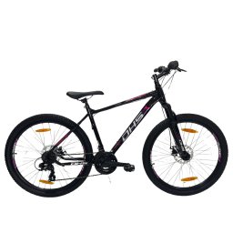 Bicicleta MTB DHS 2605, 26 inch, marimea M, negru/violet